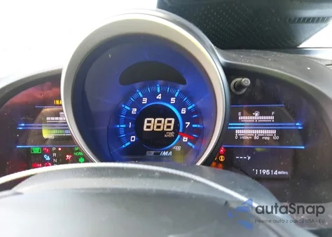 2012 Honda Cr-Z Ex из США, поврежденный, VIN JHMZF1D68CS002516